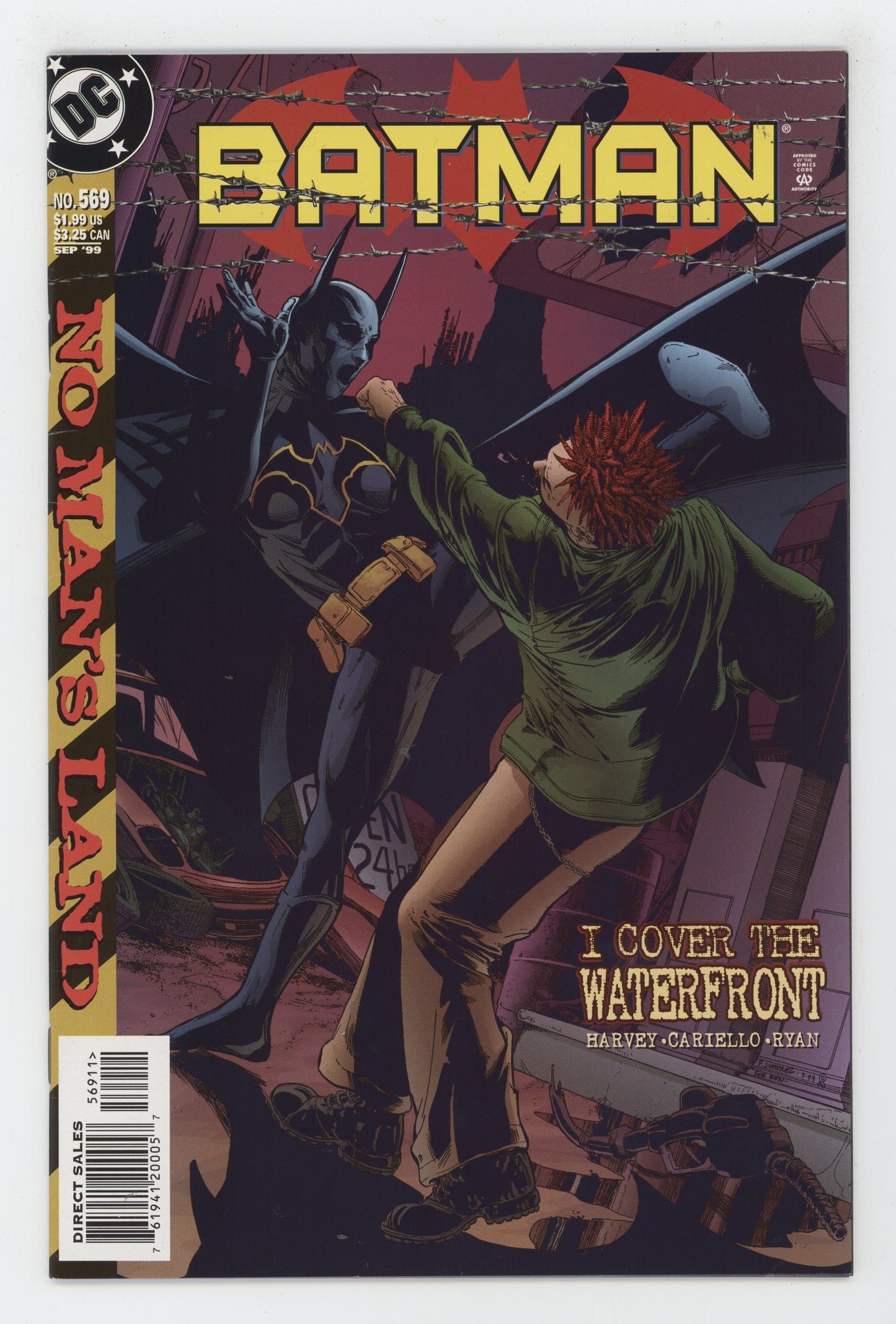 Batman 569 DC 1999 Phil Jimenez Janet Harvey No Mans Land 33 Batgirl