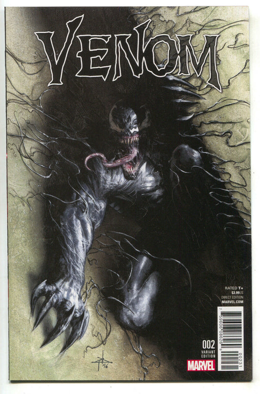 Venom 2 Marvel 2016 NM Gabriele Dell'Otto Trade Variant 1 Symbiote