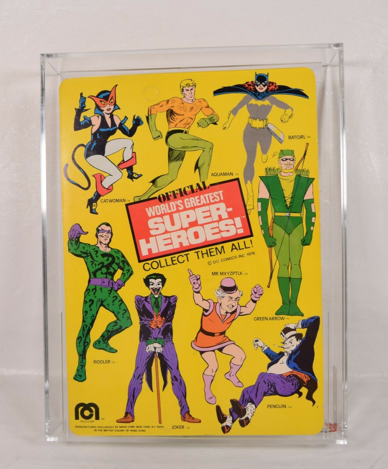 Riddler Action Figure Mego WGSH Worlds Greatest Super Heroes 1977 AFA 85 Batman