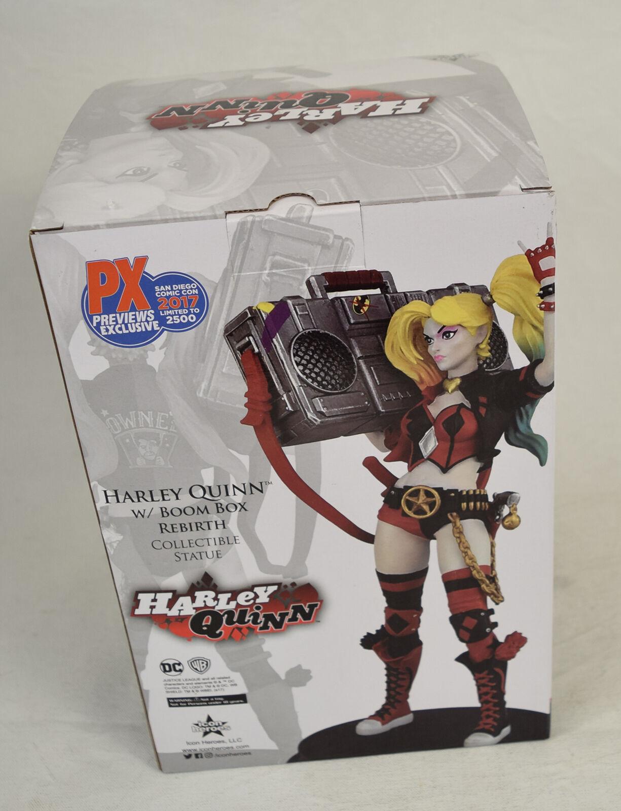 Harley Quinn Boombox Statue PX Previews Exclusive SDCC 2017 DC Rebirth