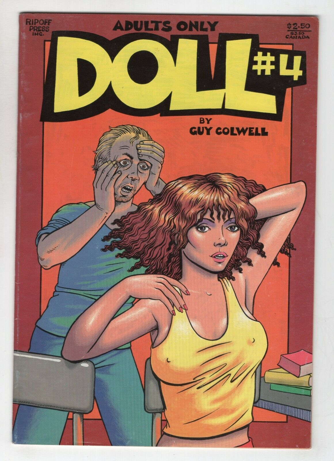 Doll 4 Rip Off Press 1990 VF Guy Colwell Underground Sexy Pin-Up