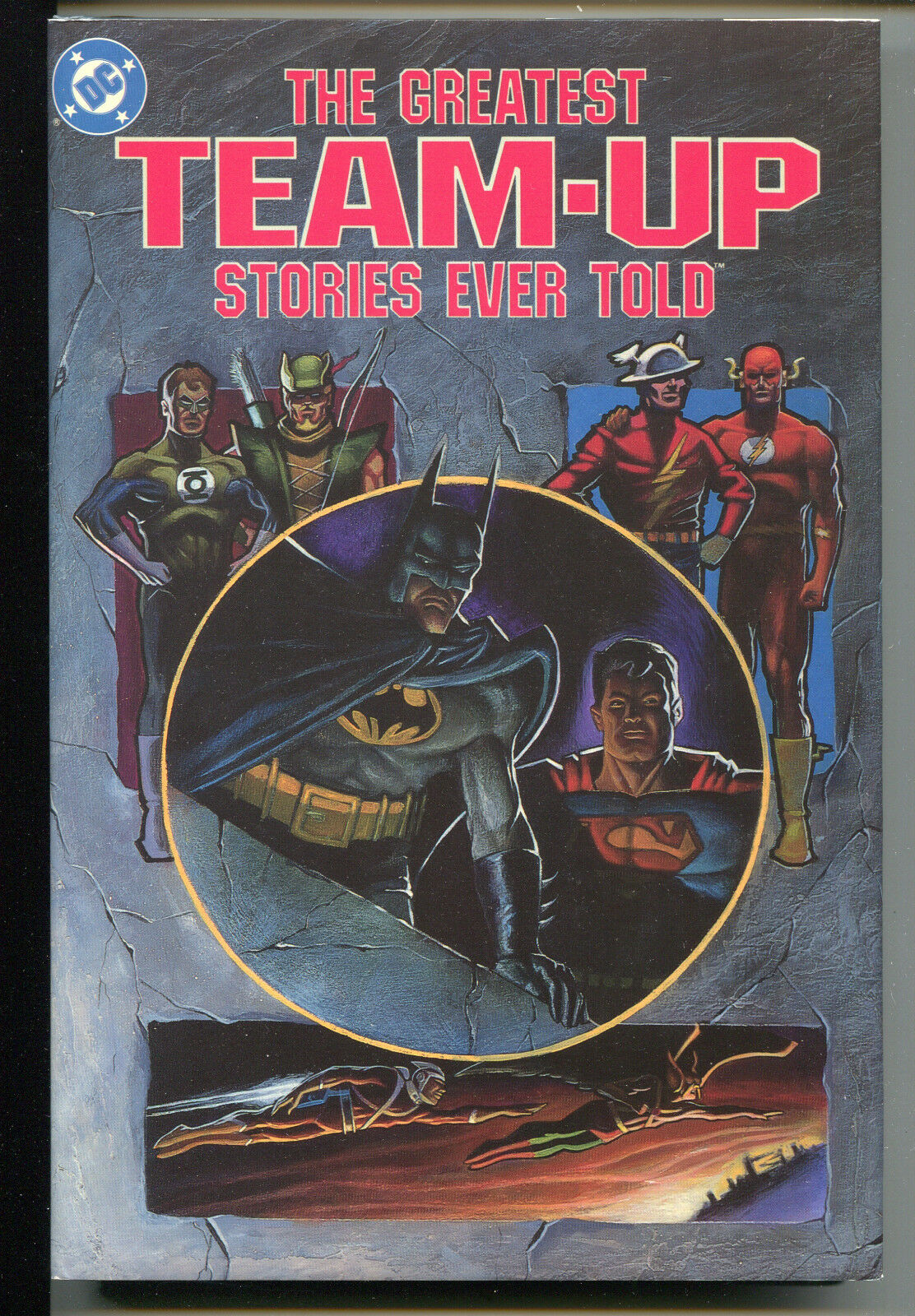 Greatest Team-Up Stories Ever Told 1 HC DC 1989 NM Flash Batman Superman JLA