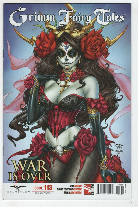 Grimm Fairy Tales 113 Zenescope 2015 NM Paolo Pantalena Variant Day Of The Dead