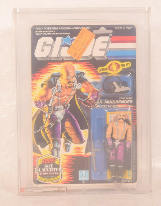 GI Joe ARAH Dr Mindbender Cobra Action Figure Hasbro 1986 AFA 85