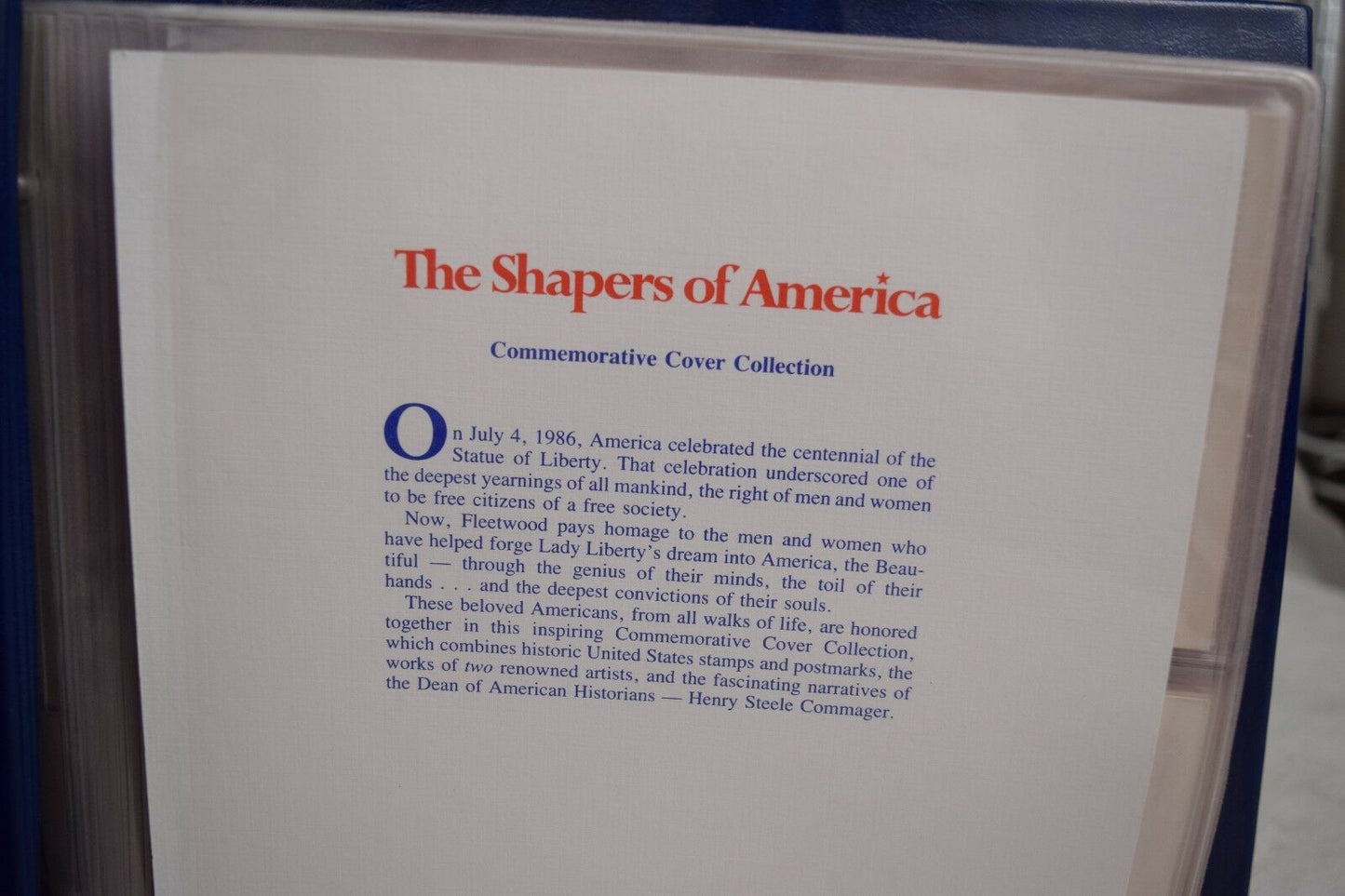 Shapers Of America Stamp Collection 120 Envelopes 240 stamps