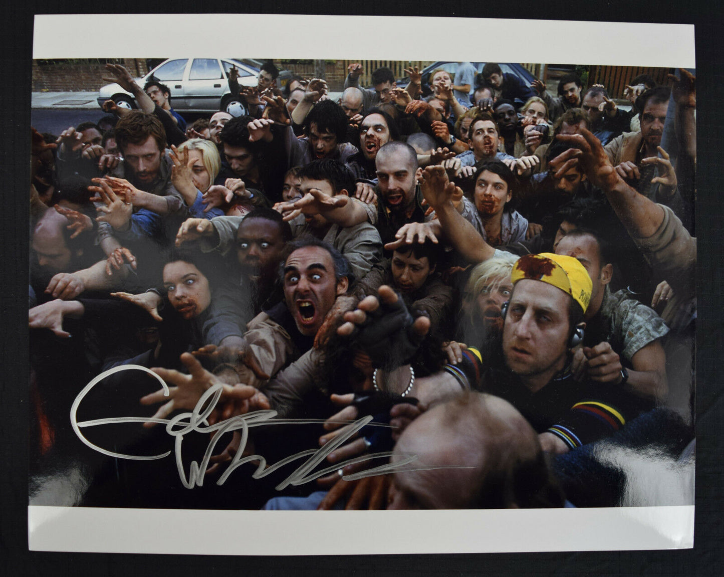 Shaun Of The Dead Edgar Wright Ed Signed Autograph Color Photo Photograph Zombie