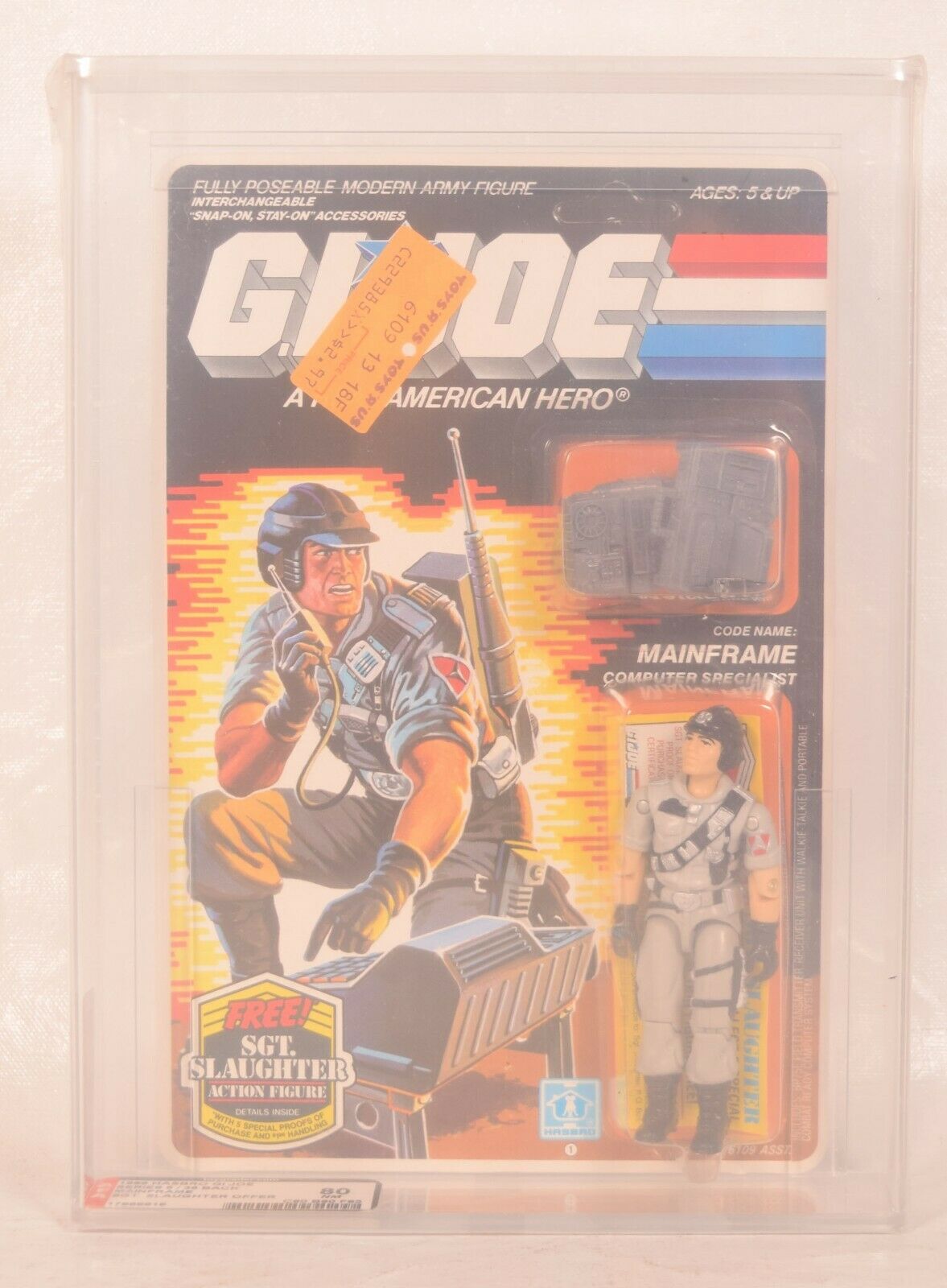 GI Joe ARAH Mainframe Computer Specialist Action Figure Hasbro 1986 AF ...
