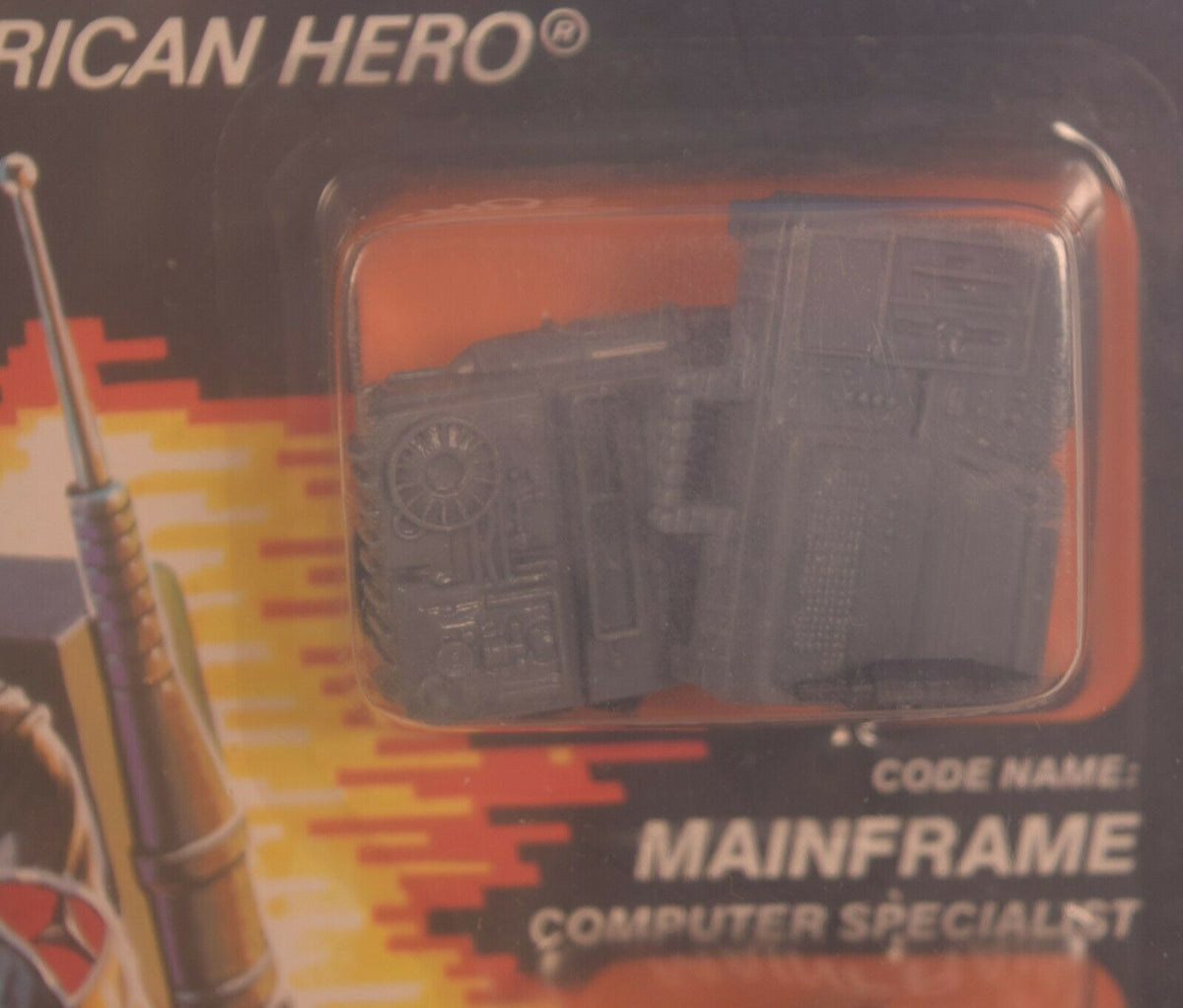 Hi Joe Computer GI Joe ARAH Mainframe Computer Specialist Action Figure Hasbro 1986 AF