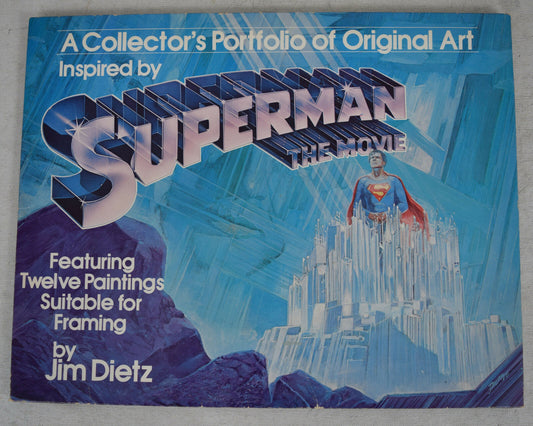 Superman The Movie Collector's Portfolio Original Art Inspired Jim Dietz