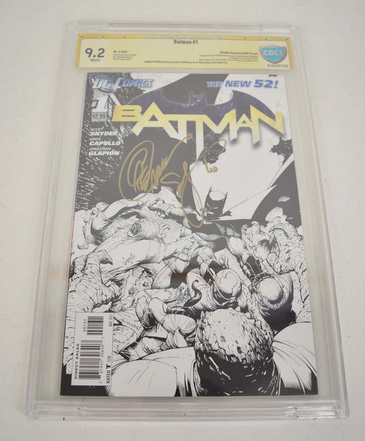 Batman 1 DC New 52 2011 CBCS SS Signed Scott Snyder Greg Capullo Sketch Variant