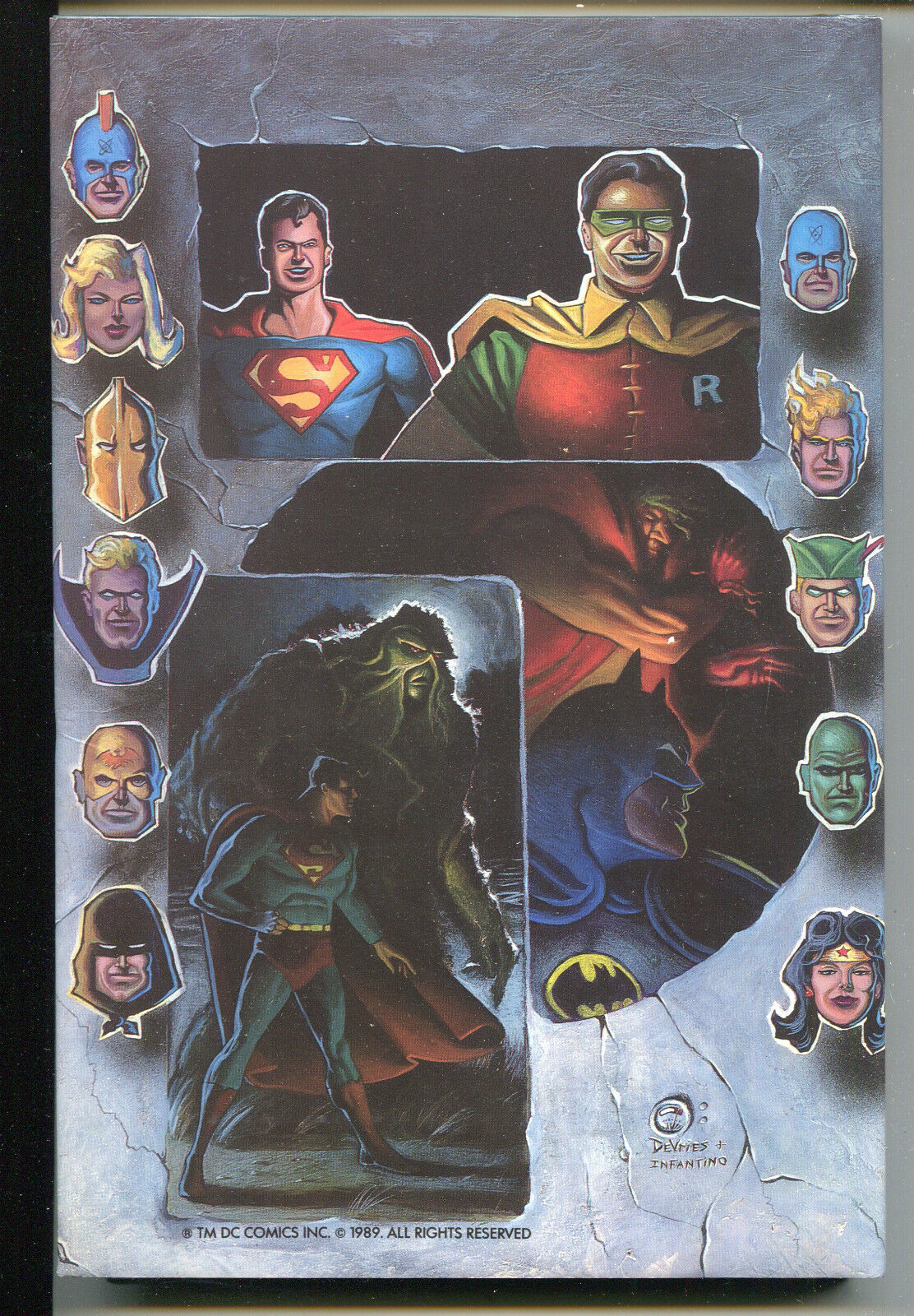 Greatest Team-Up Stories Ever Told 1 HC DC 1989 NM Flash Batman Superman JLA