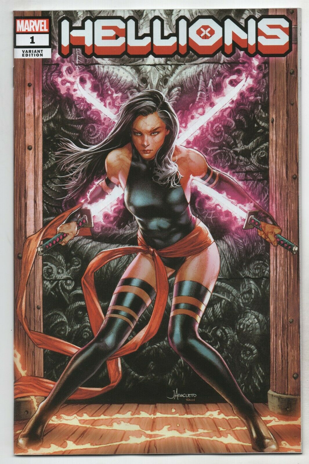 Hellions 1 Marvel 2020 NM Jay Anacleto Variant X-Men DX Psylocke GGA Pin-Up