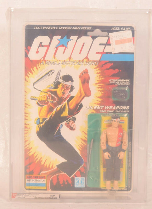 GI Joe ARAH Quick Kick Silent Weapons Action Figure Hasbro 1985 AFA 85