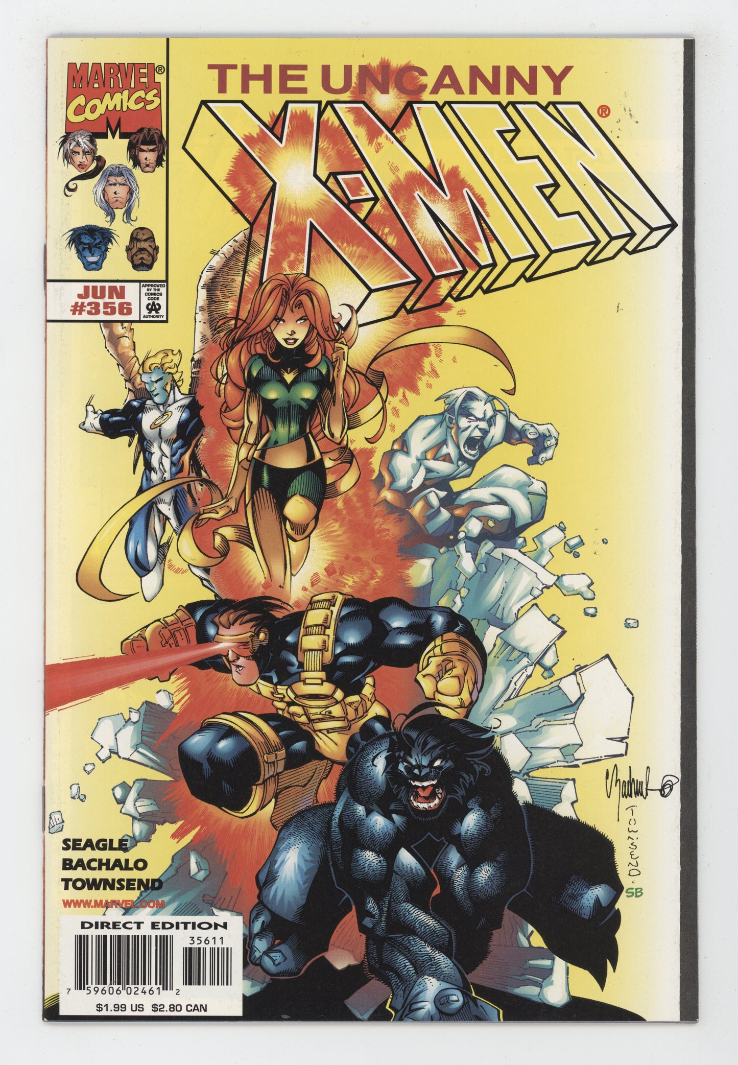 Uncanny X-Men 356 Marvel 1998 Chris Bachalo