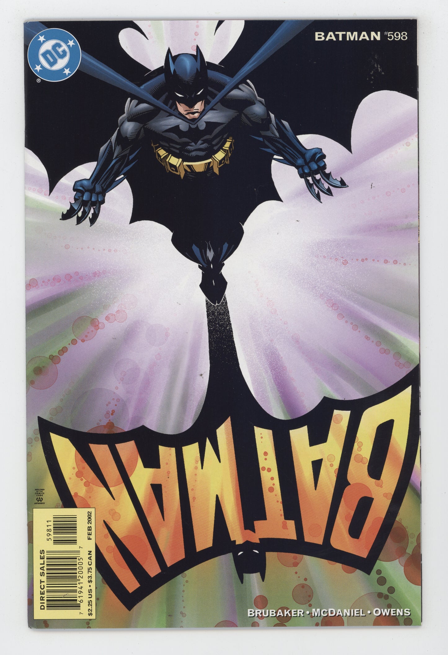 Batman 598 DC 2002 Scott McDaniel Ed Brubaker