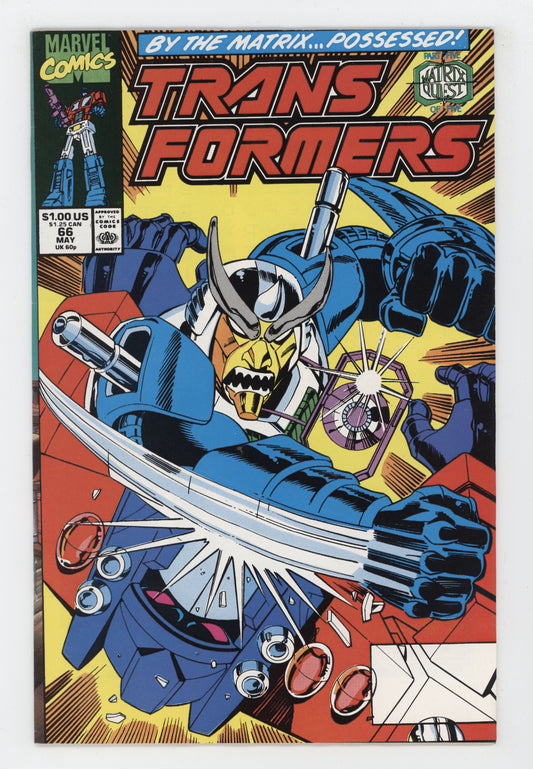 Transformers 66 1990 Geoff Senior Simon Furman