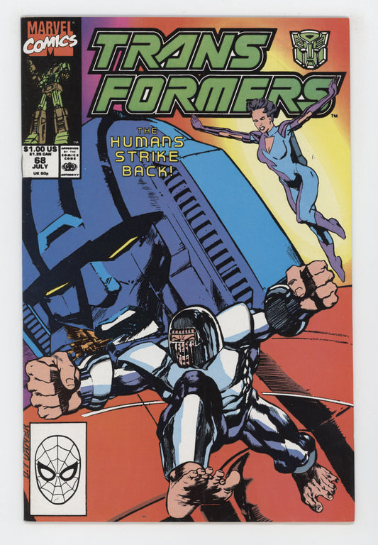 Transformers 68 1990 Dwayne Turner Simon Furman GB Blackrock