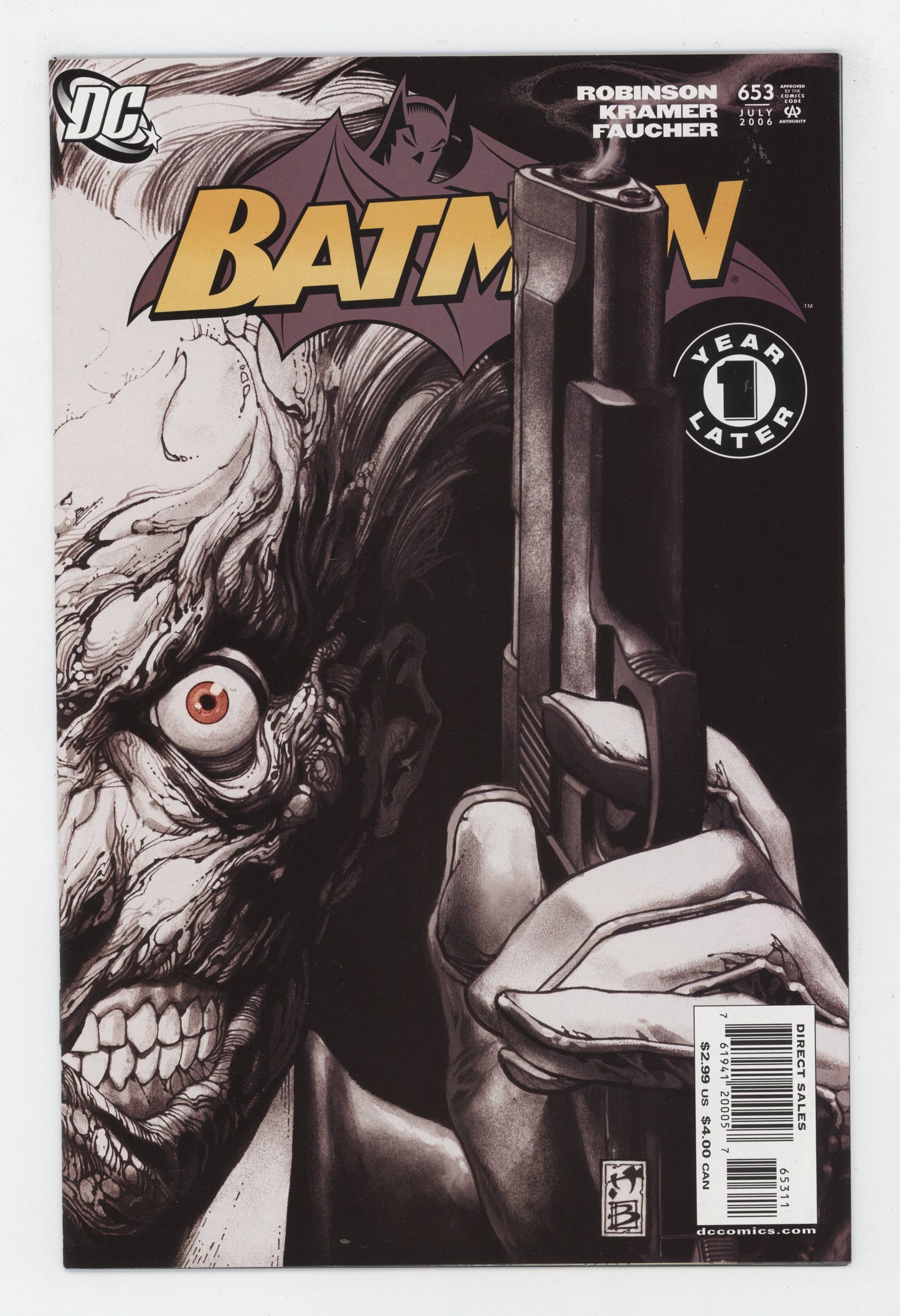 Batman 653 DC 2006 Simone Bianchi James Robinson Two-Face Penguin