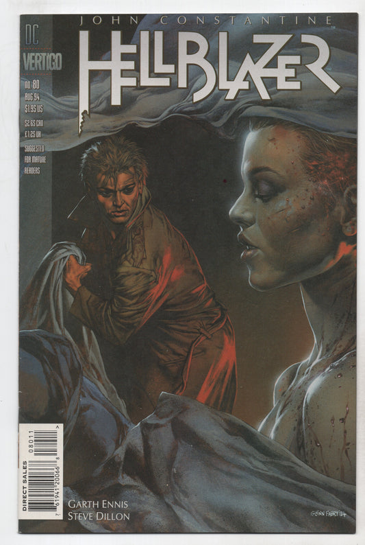 Hellblazer 80 DC Vertigo 1994 NM John Constantine Garth Ennis Glenn Fabry