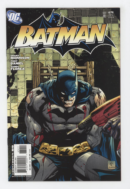 Batman 674 DC 2008 Tony Daniel Grant Morrison Bat-Mite Bondage RIP Prelude 6