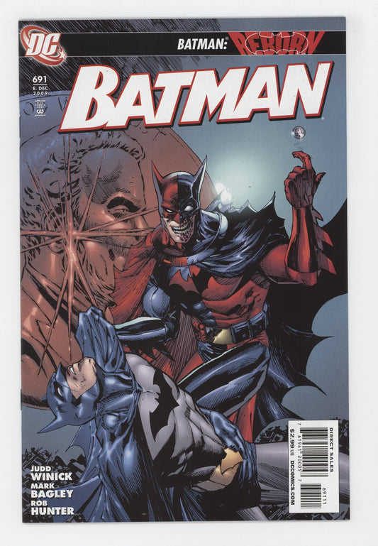 Batman 691 DC 2009  Tony Daniel Judd Winick Reborn 5