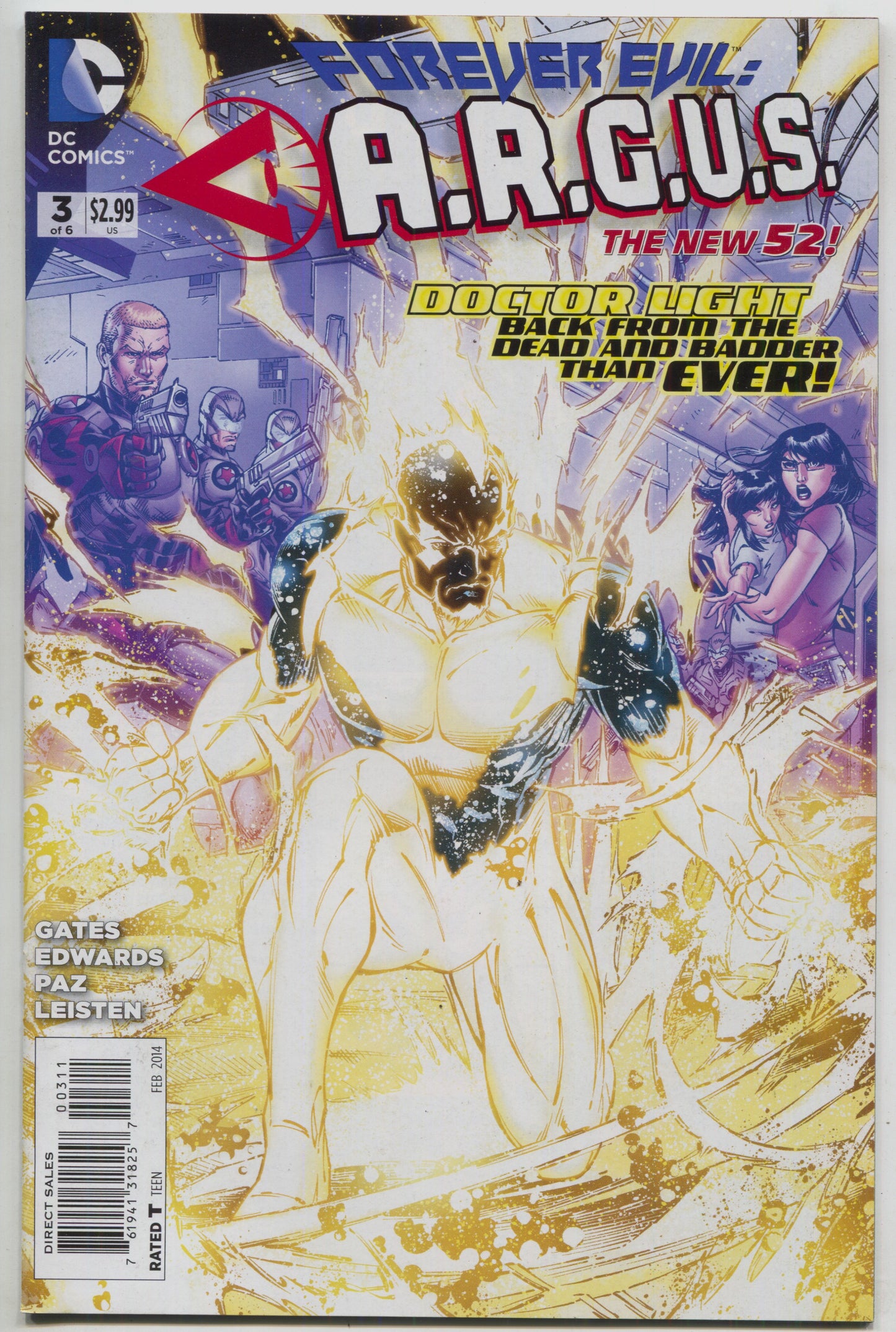 Forever Evil Argus 3 A DC 2013 NM Jeremy Roberts