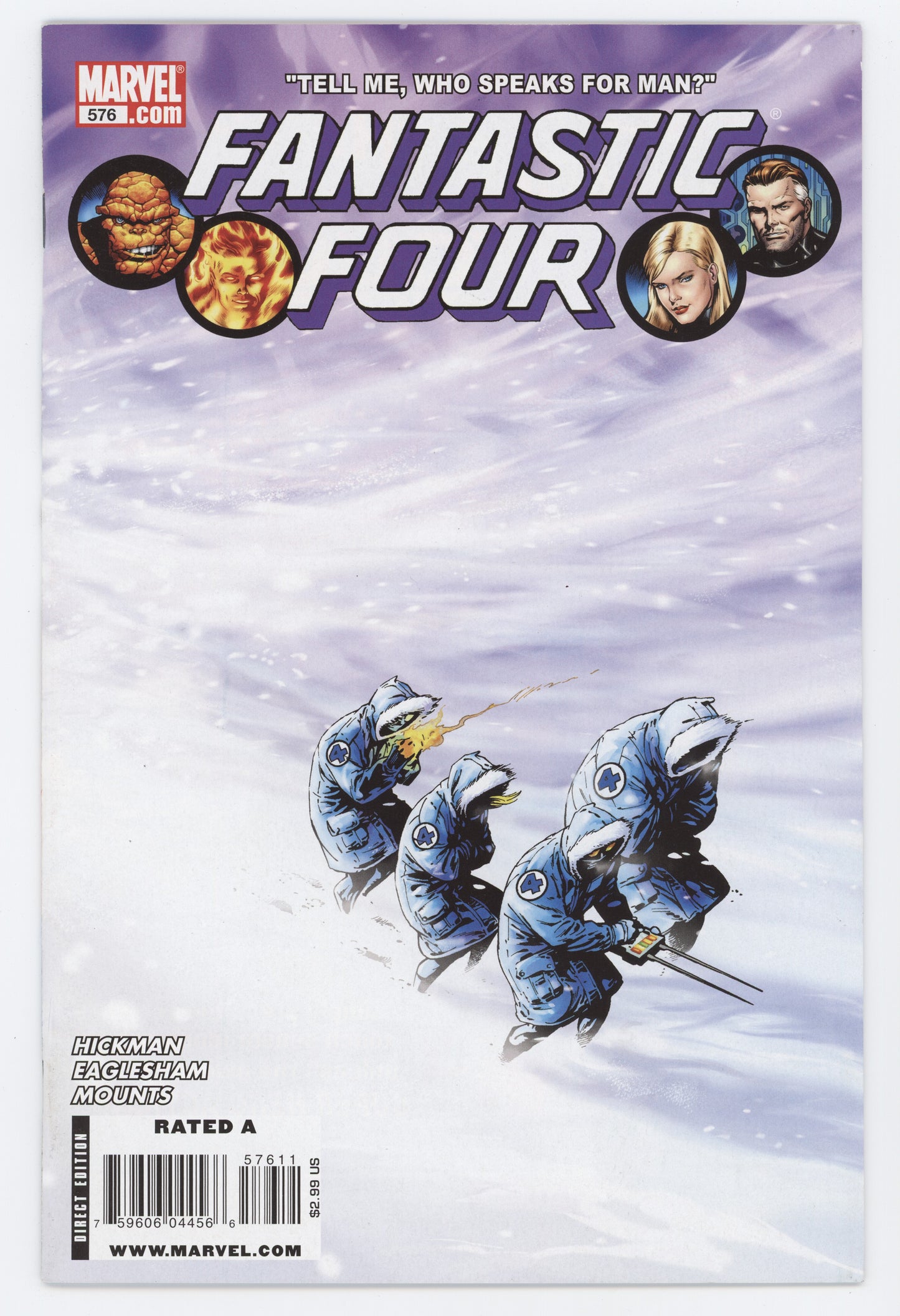 Fantastic Four #576 A 3rd Series Marvel 2010 ALAN DAVIS JONATHAN HICKMAN