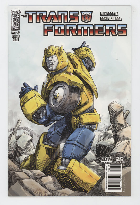 Transformers 2 B IDW 2009 Andrew Wildman Variant Bumblebee