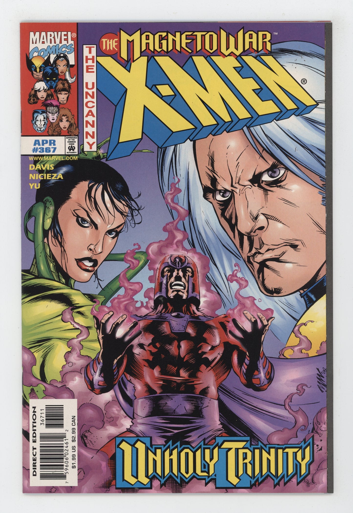 Uncanny X-Men 367 Marvel 1999 Leinil Francis Yu