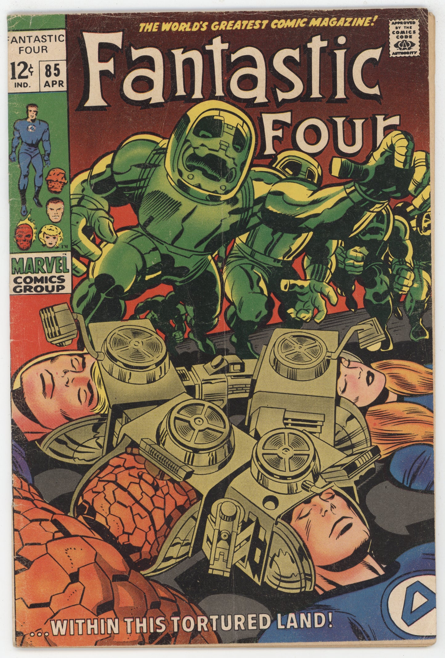 Fantastic Four 85 Marvel 1969 FN Doctor Doom Stan Lee Jack Kirby