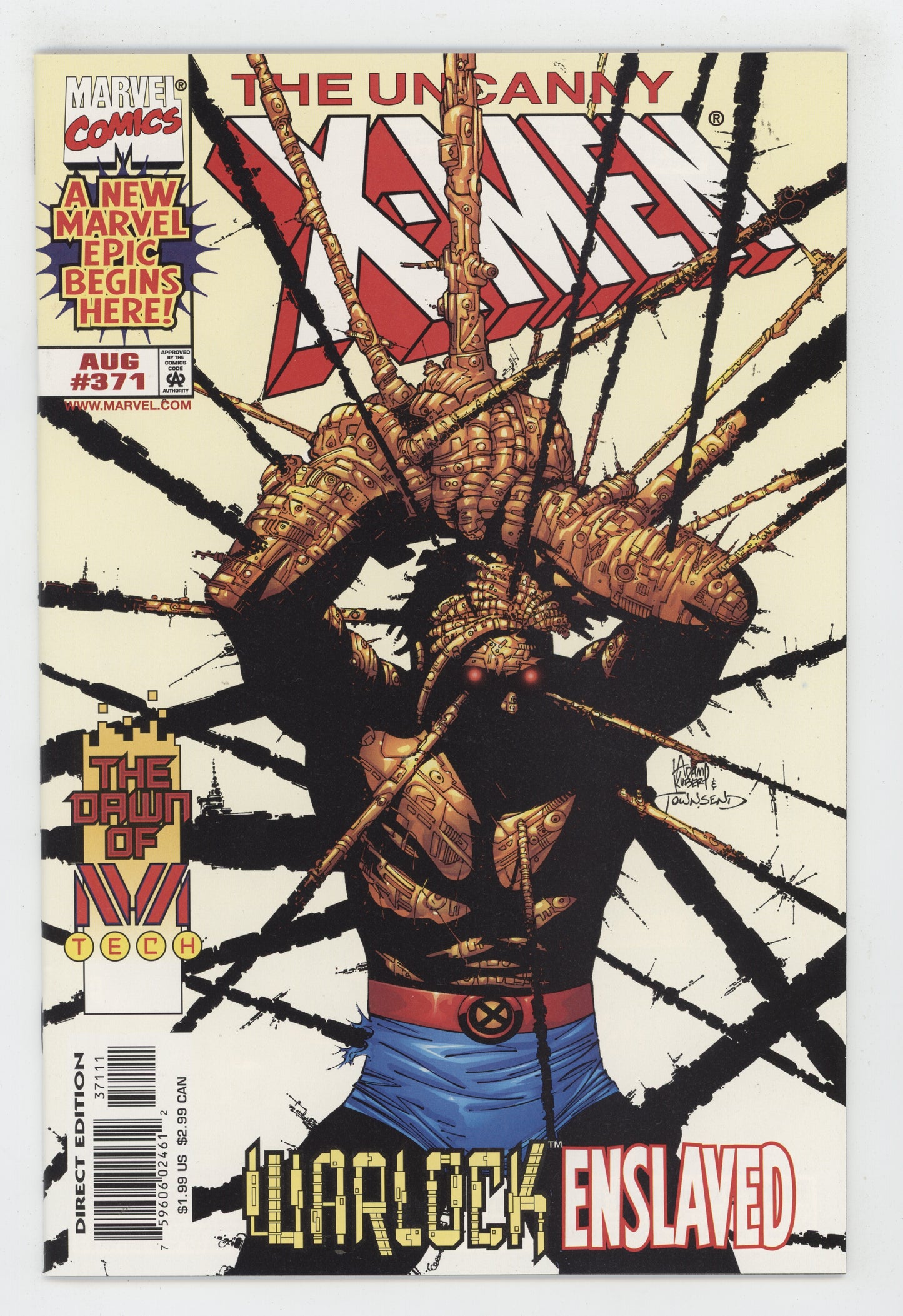 Uncanny X-Men 371 Marvel 1999 Adam Kubert