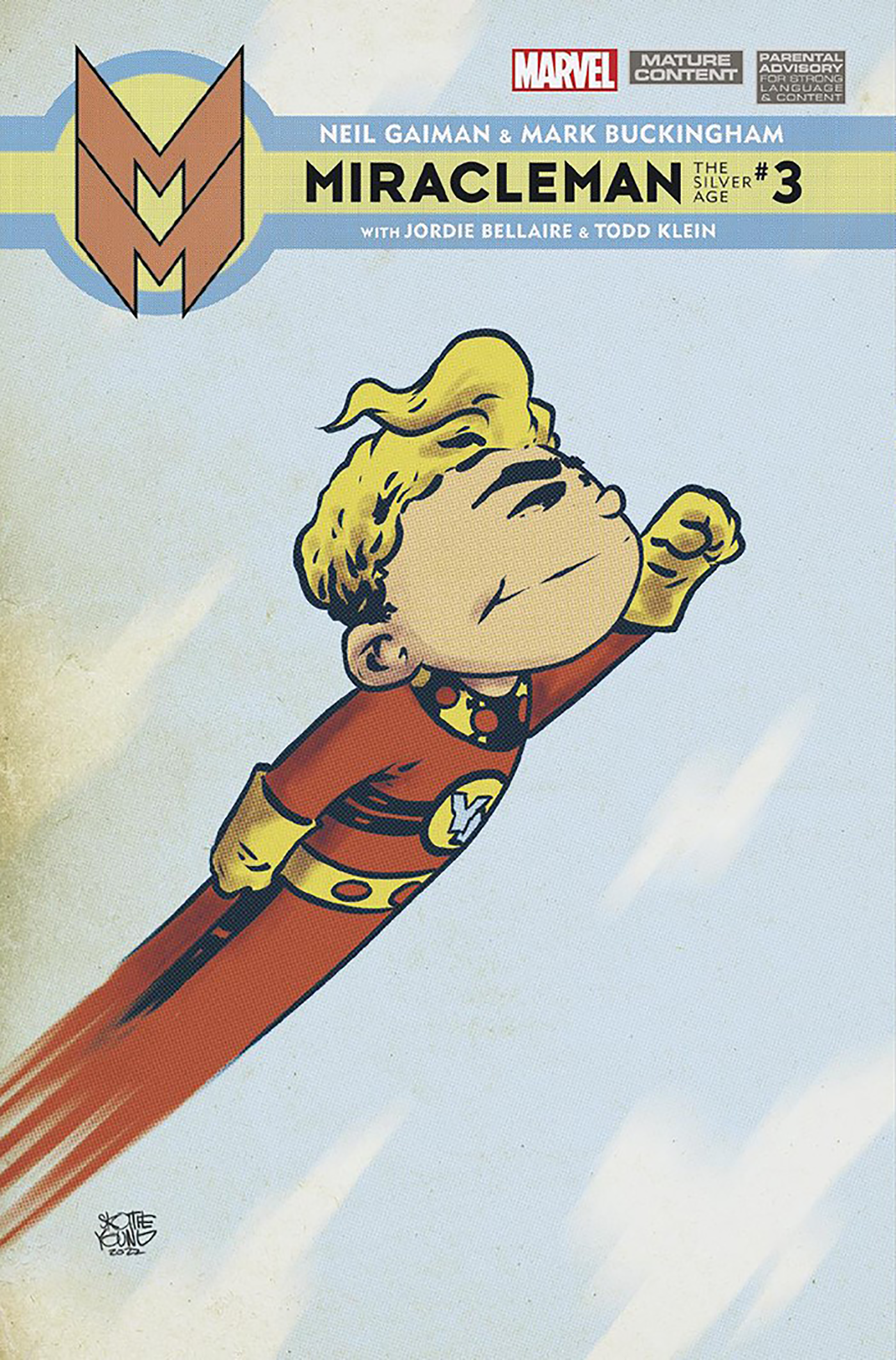 Miracleman The Silver Age #3 C Skottie Young Variant (12/28/2022) Marvel