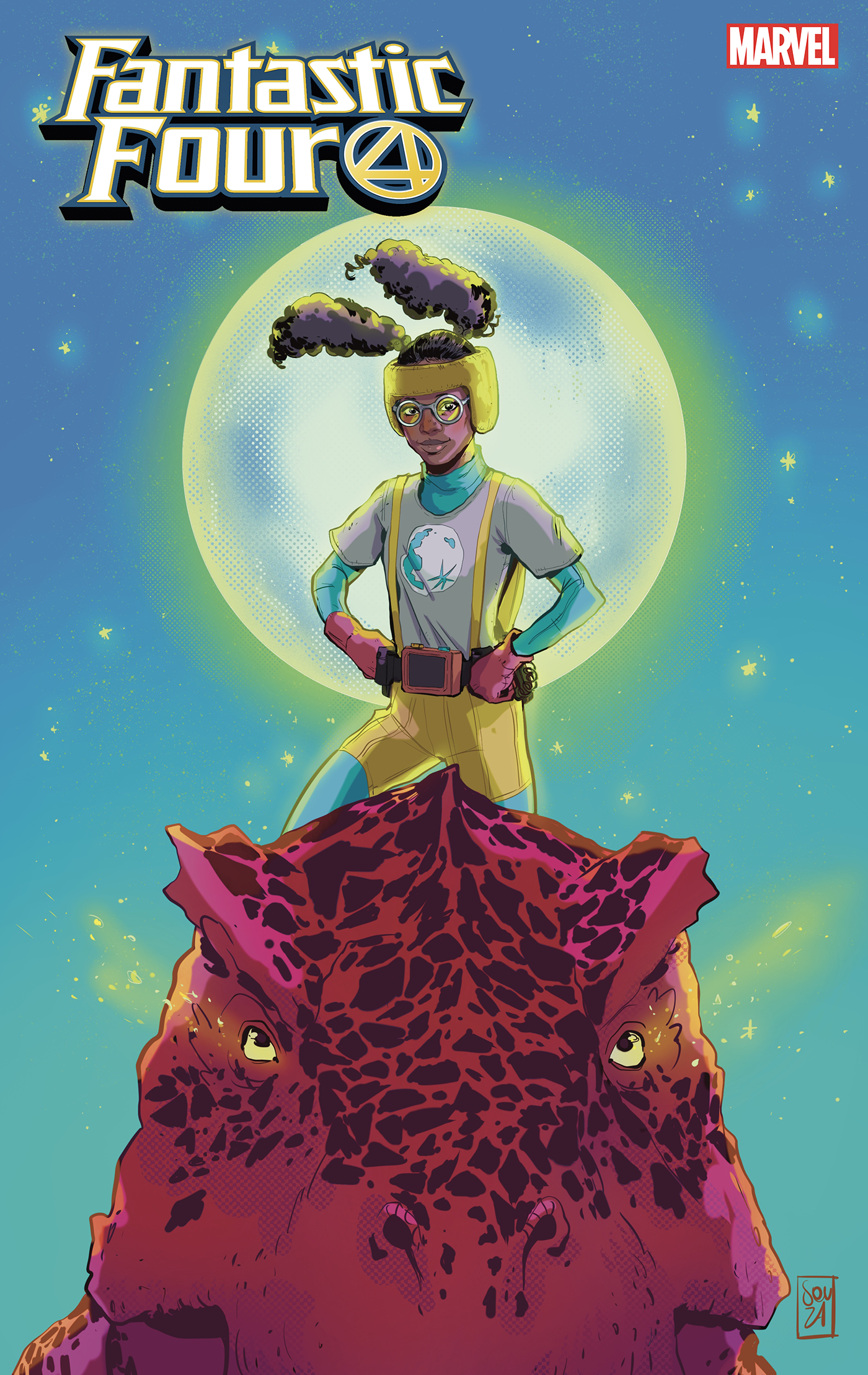 Fantastic Four #41 Ernanda Souza Black History Month Variant Moon Girl (03/02/2022) Marvel