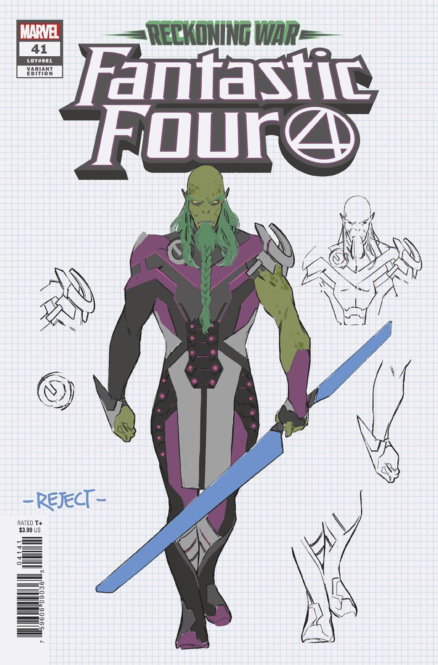 Fantastic Four #41 1:10 RB Silva Concept Art Variant (03/02/2022) Marvel