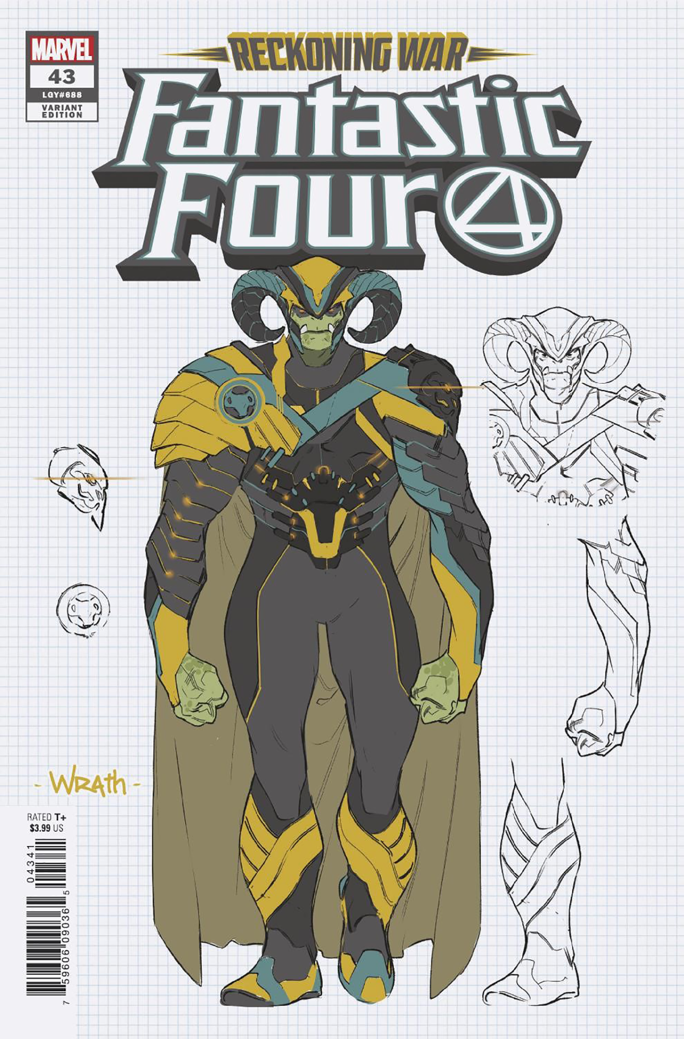 Fantastic Four #43 B RB Silva Concept Art Variant (05/18/2022) Marvel