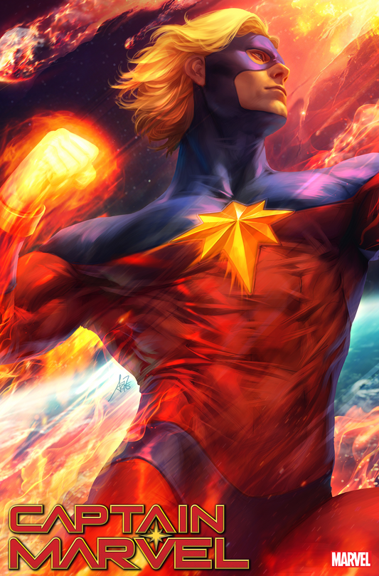 Captain Marvel #34 B Artgerm Teaser Variant (11/17/2021) Marvel
