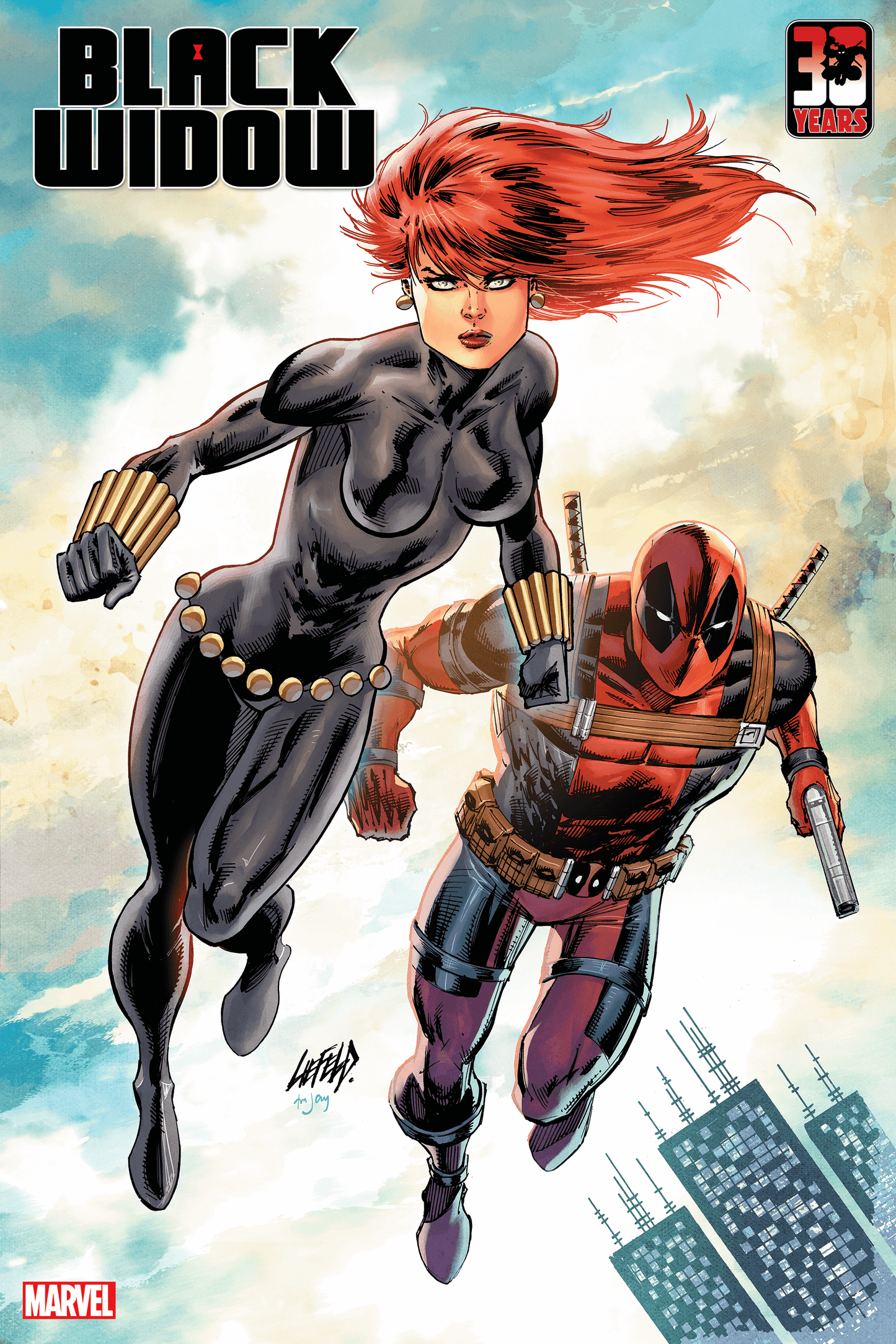 Black Widow #13 Rob Liefeld Deadpool 30th Variant (01/05/2022) Marvel