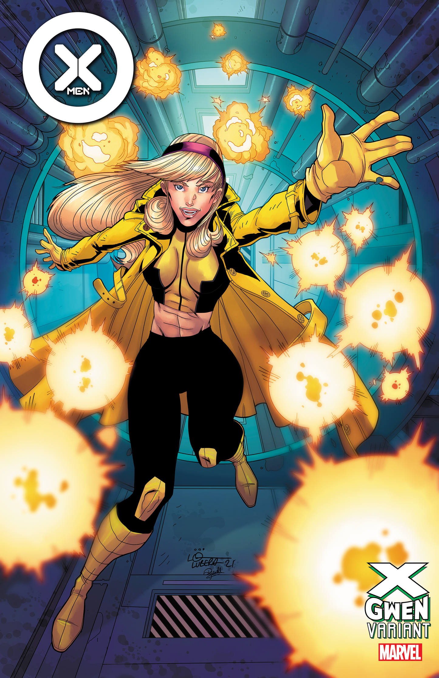 X-Men #8 C Logan Lubera X-Gwen Variant (02/16/2022) Marvel