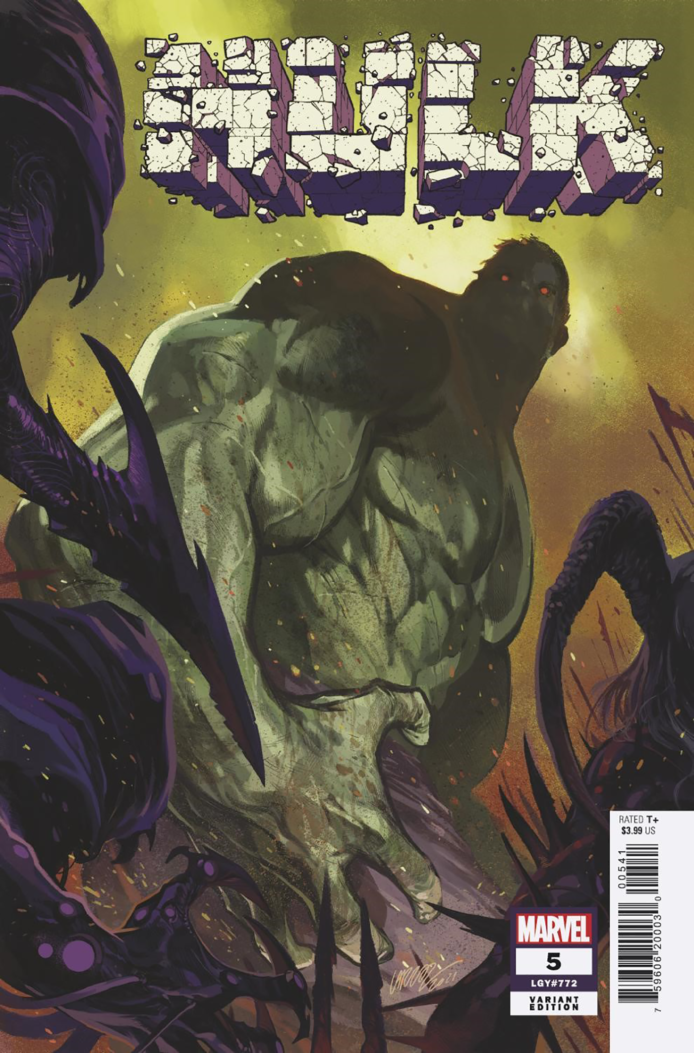 Hulk #5 1:25 Pepe Larraz Variant (03/30/2022) Marvel
