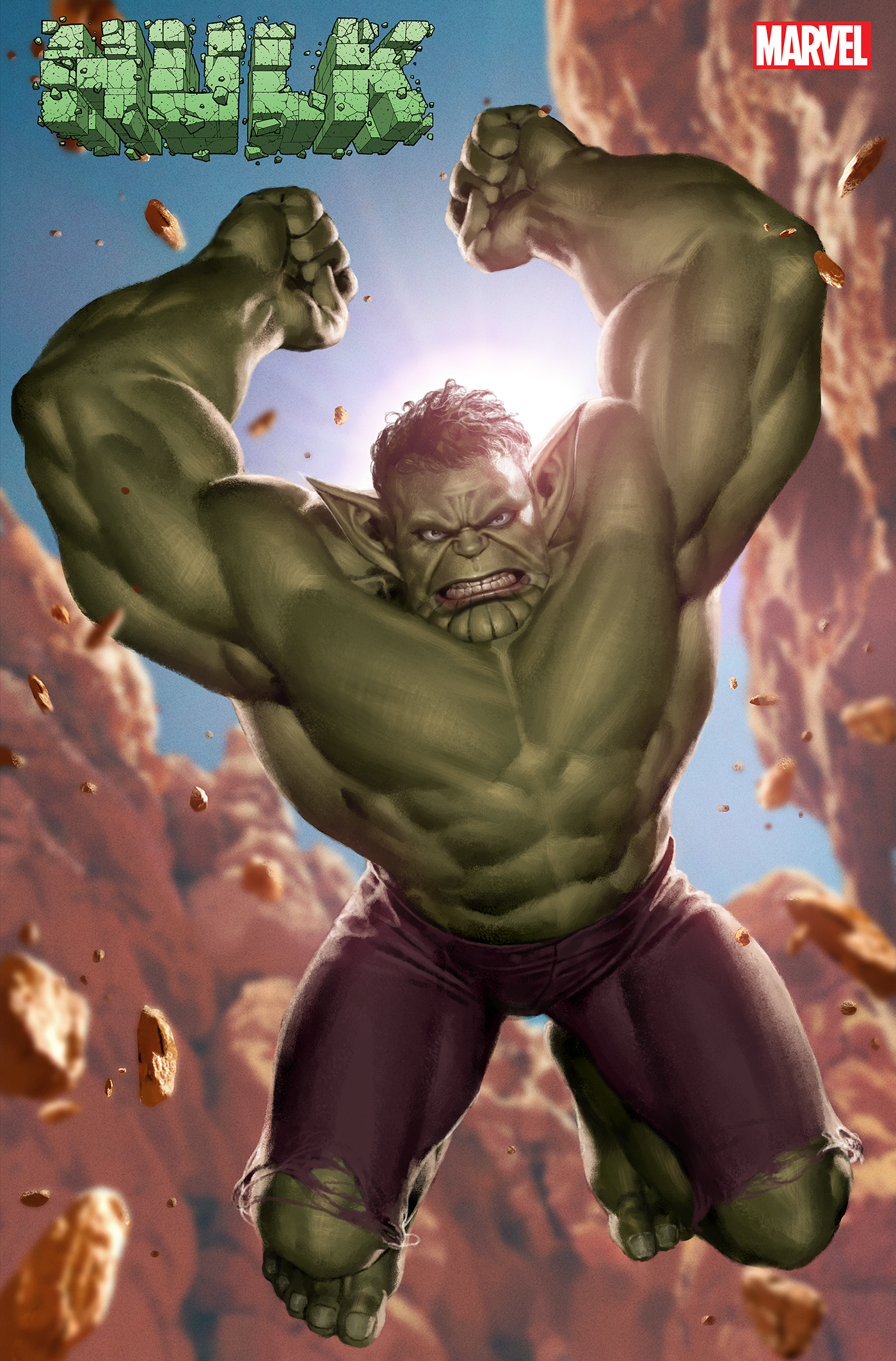 Hulk #7 E Jung-Geun Yoon Skrull Variant (05/25/2022) Marvel