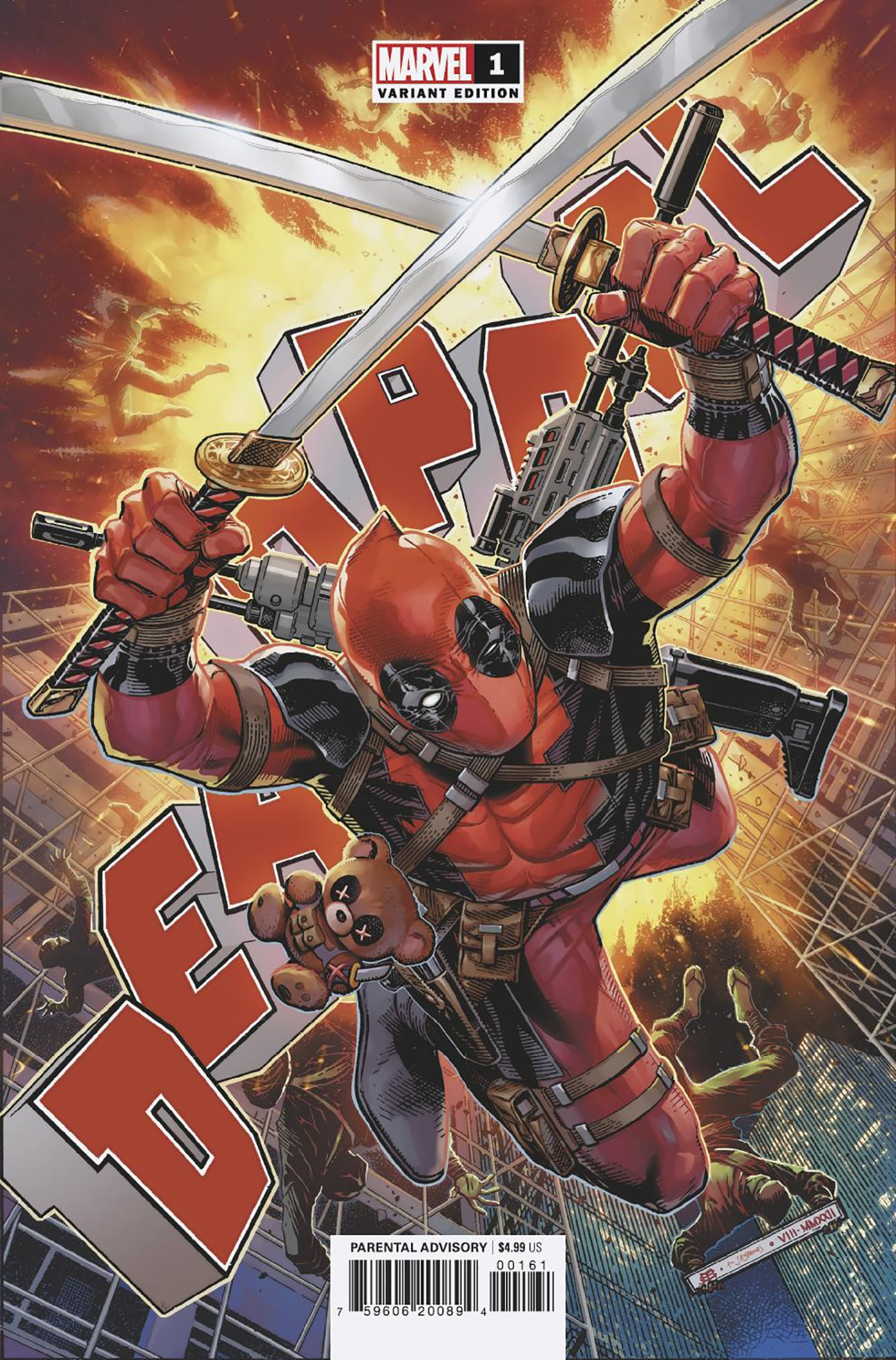 Deadpool #1 E 1:50 Jim Cheung Variant (11/02/2022) Marvel