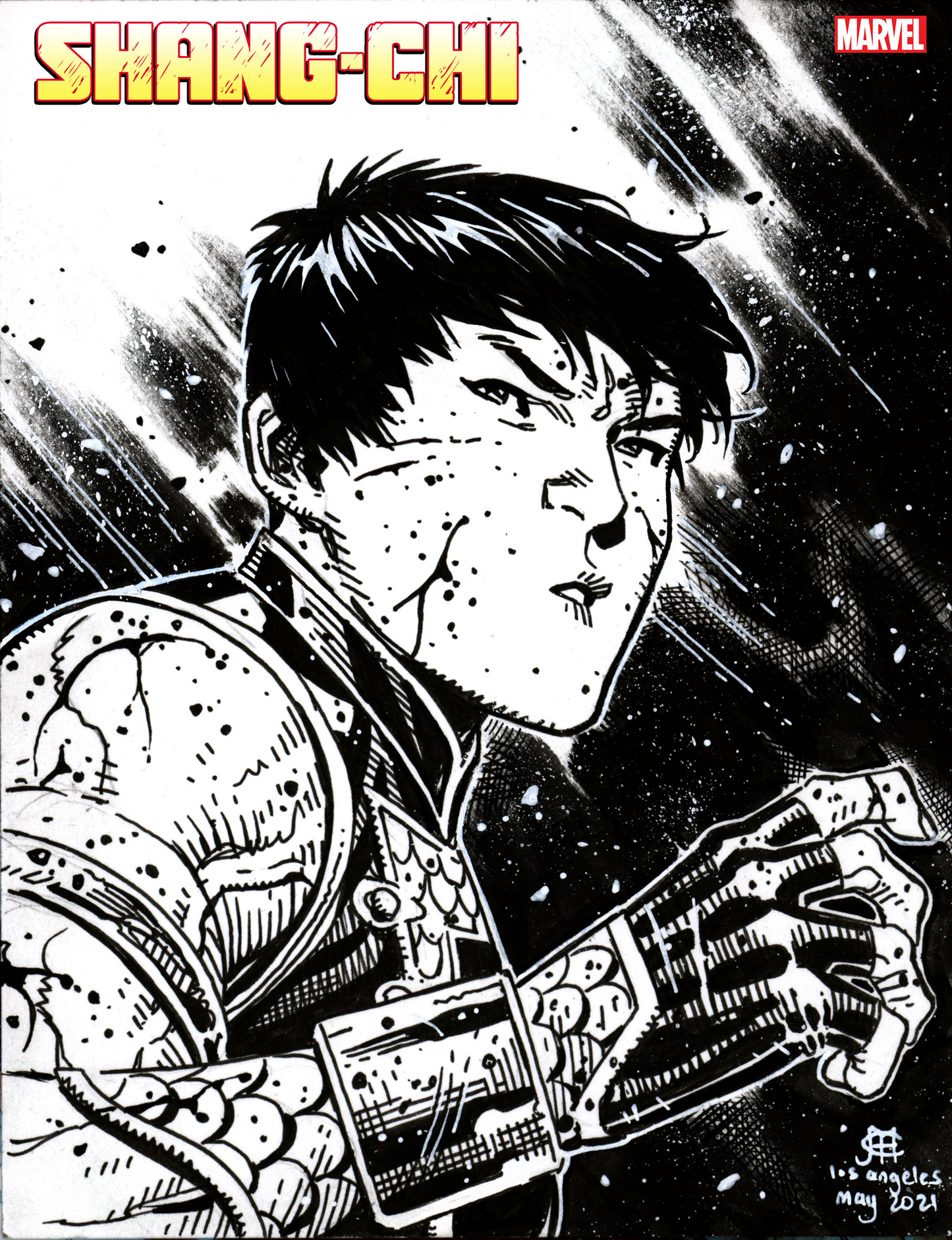 Shang-Chi #8 B Jim Cheung Headshot Sketch Variant (02/02/2022) Marvel