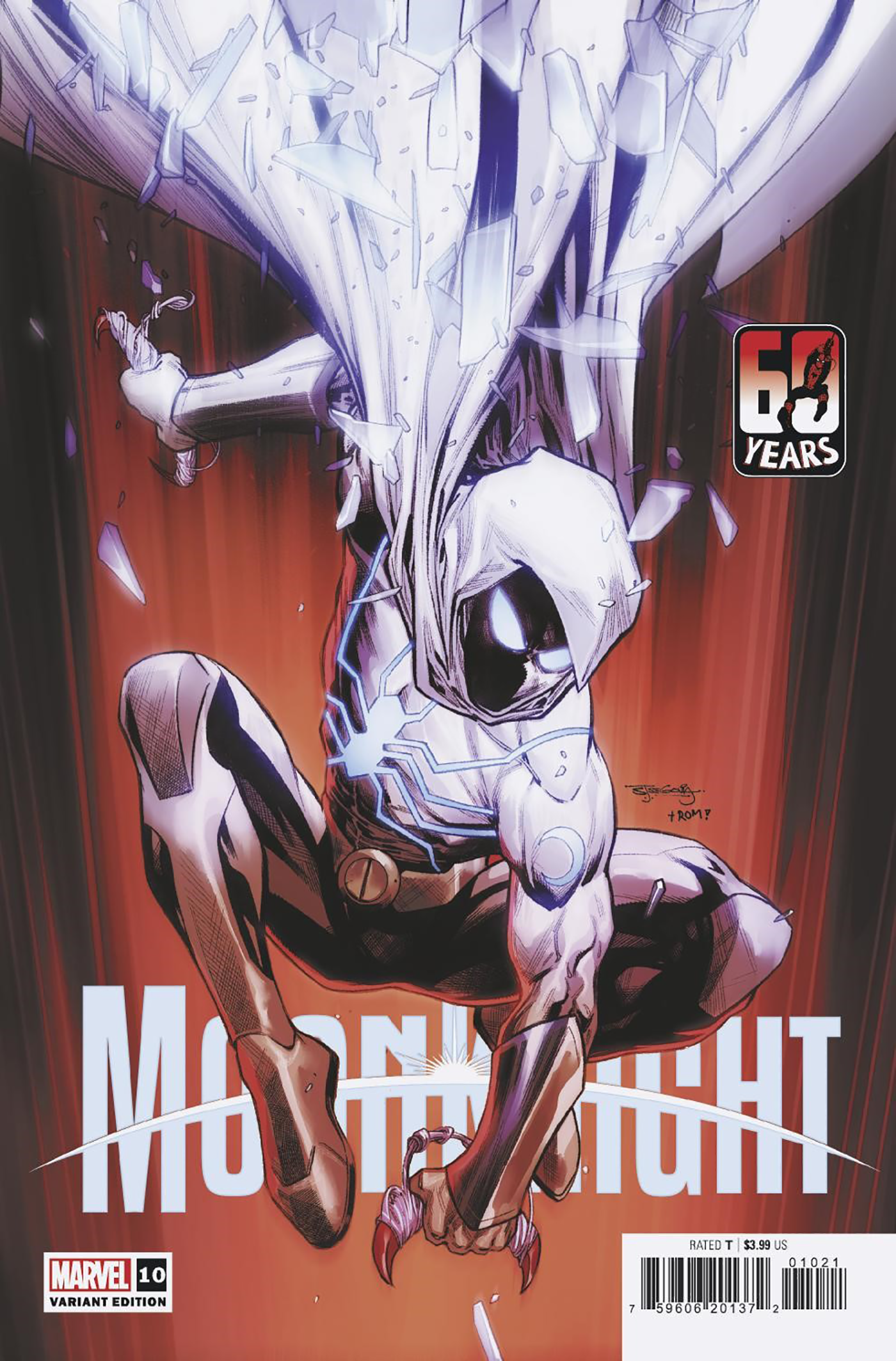 Moon Knight #10 B Stephen Segovia Spider-Man Variant (04/06/2022) Marvel