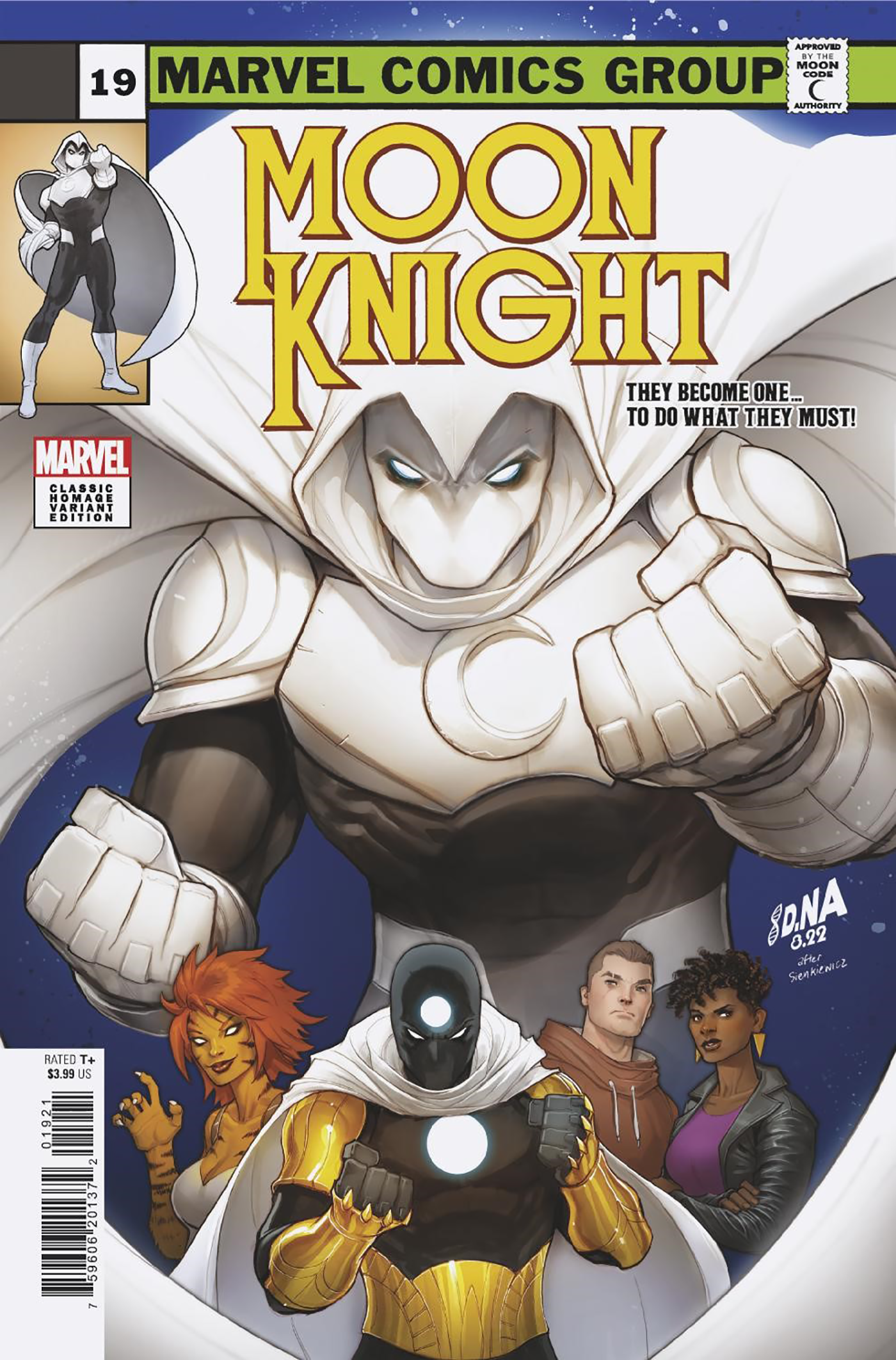 Moon Knight #19 B David Nakayama Classic Homage Variant (01/11/2023) Marvel