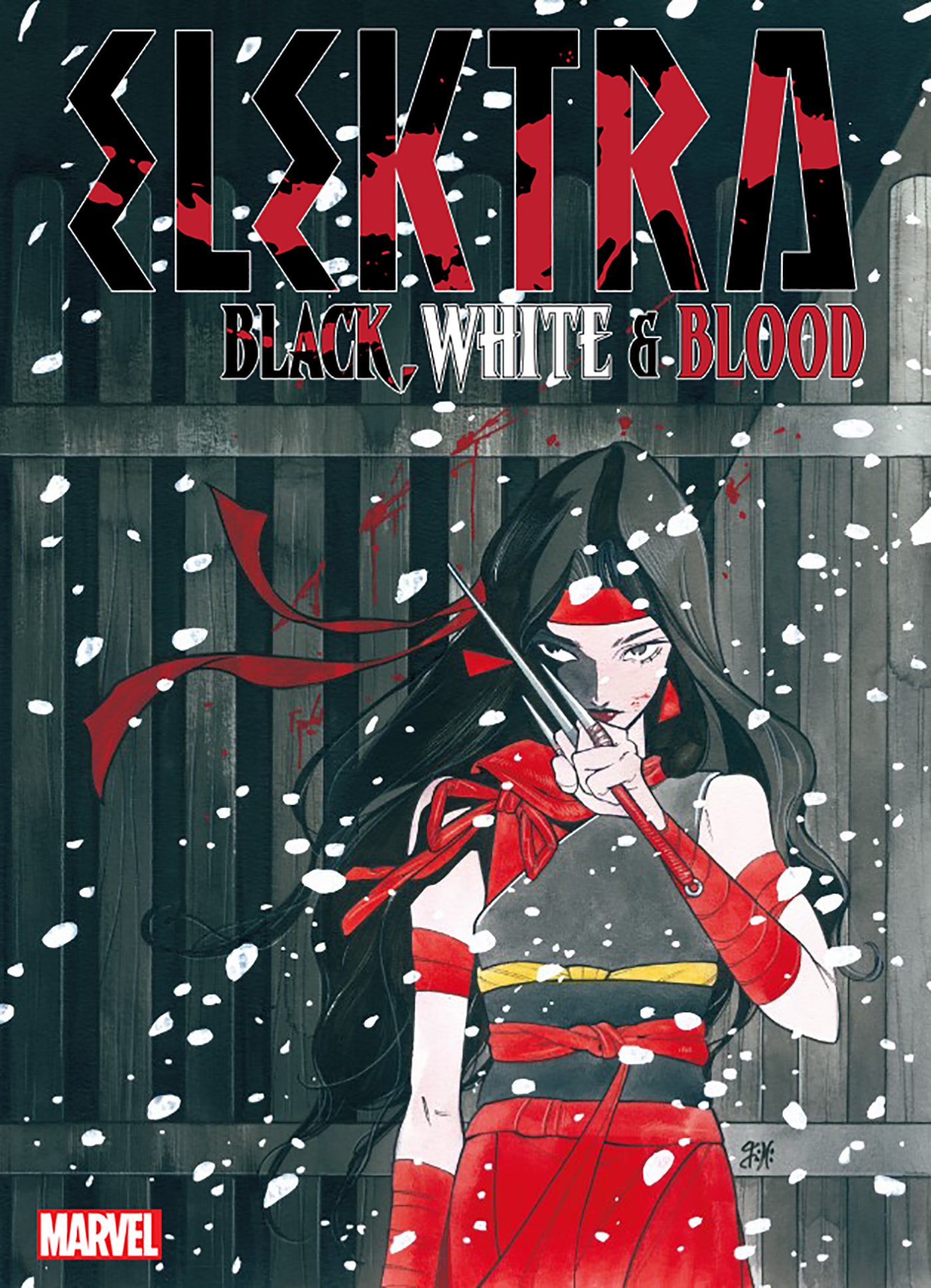 Elektra Black White & Blood #4 B Peach Momoko Variant (05/18/2022) Marvel