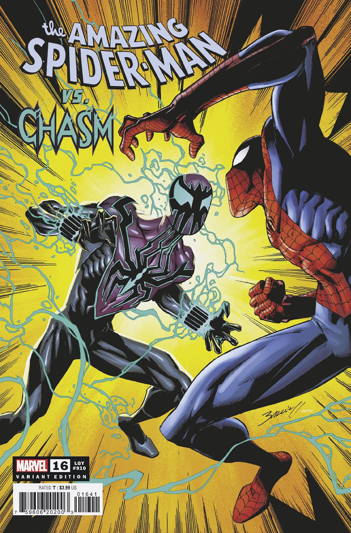 Amazing Spider-Man #16 1:25 Mark Bagley Variant [Dwb] (12/28/2022) Marvel