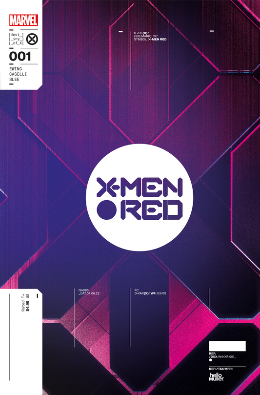 X-Men Red #1 1:10 Tom Muller Design Variant (04/06/2022) Marvel