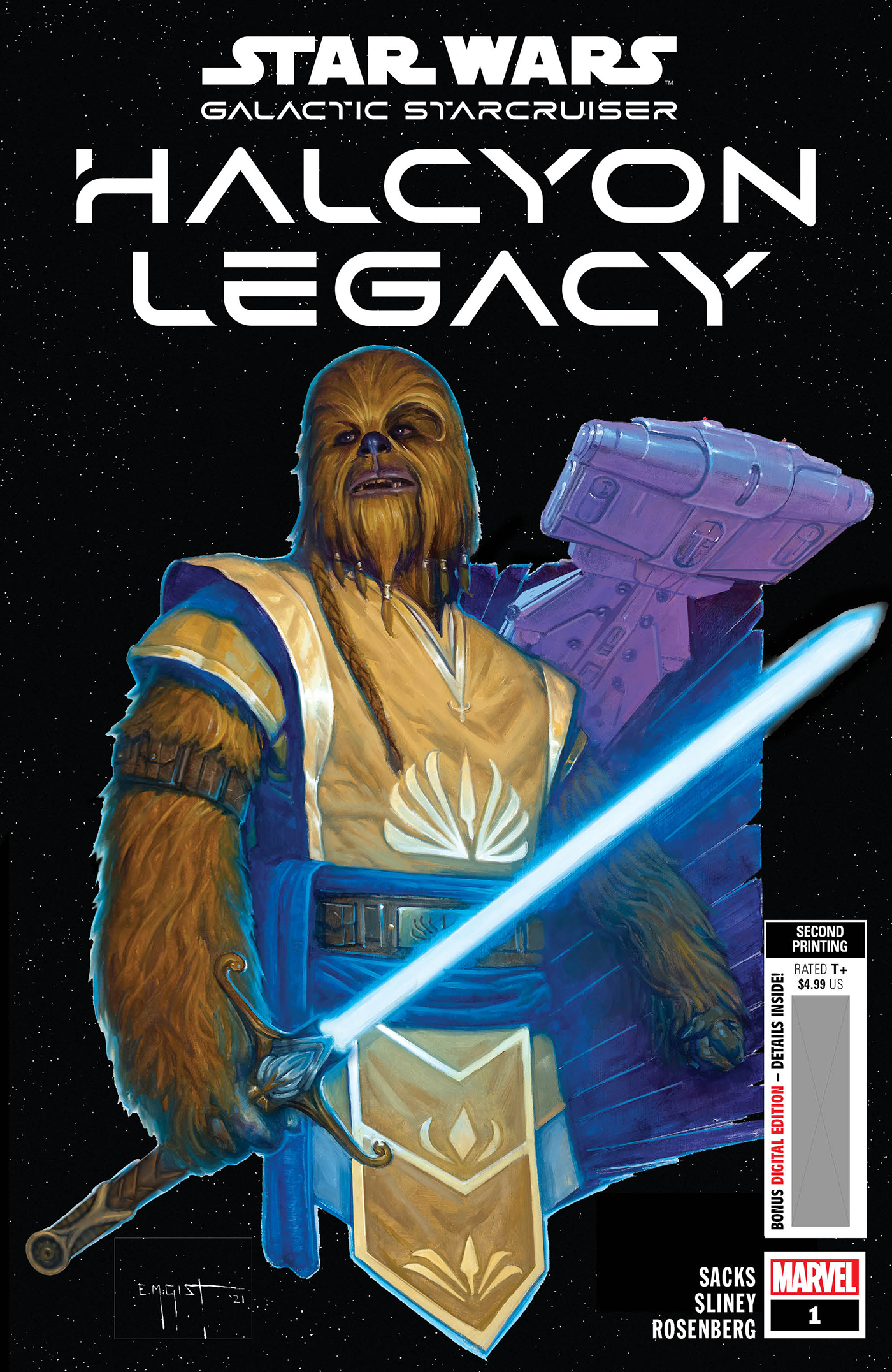 Star Wars Halcyon Legacy #1 (Of 5) 2nd Print EM Gist Variant (03/16/2022) Marvel