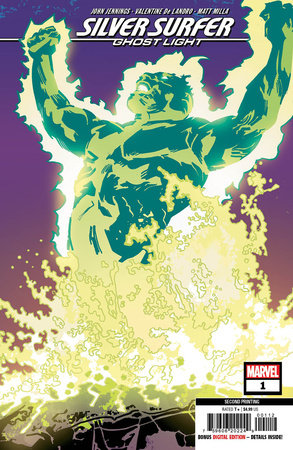 Silver Surfer Ghost Light #1 2nd Print Variant (03/15/2023) Marvel