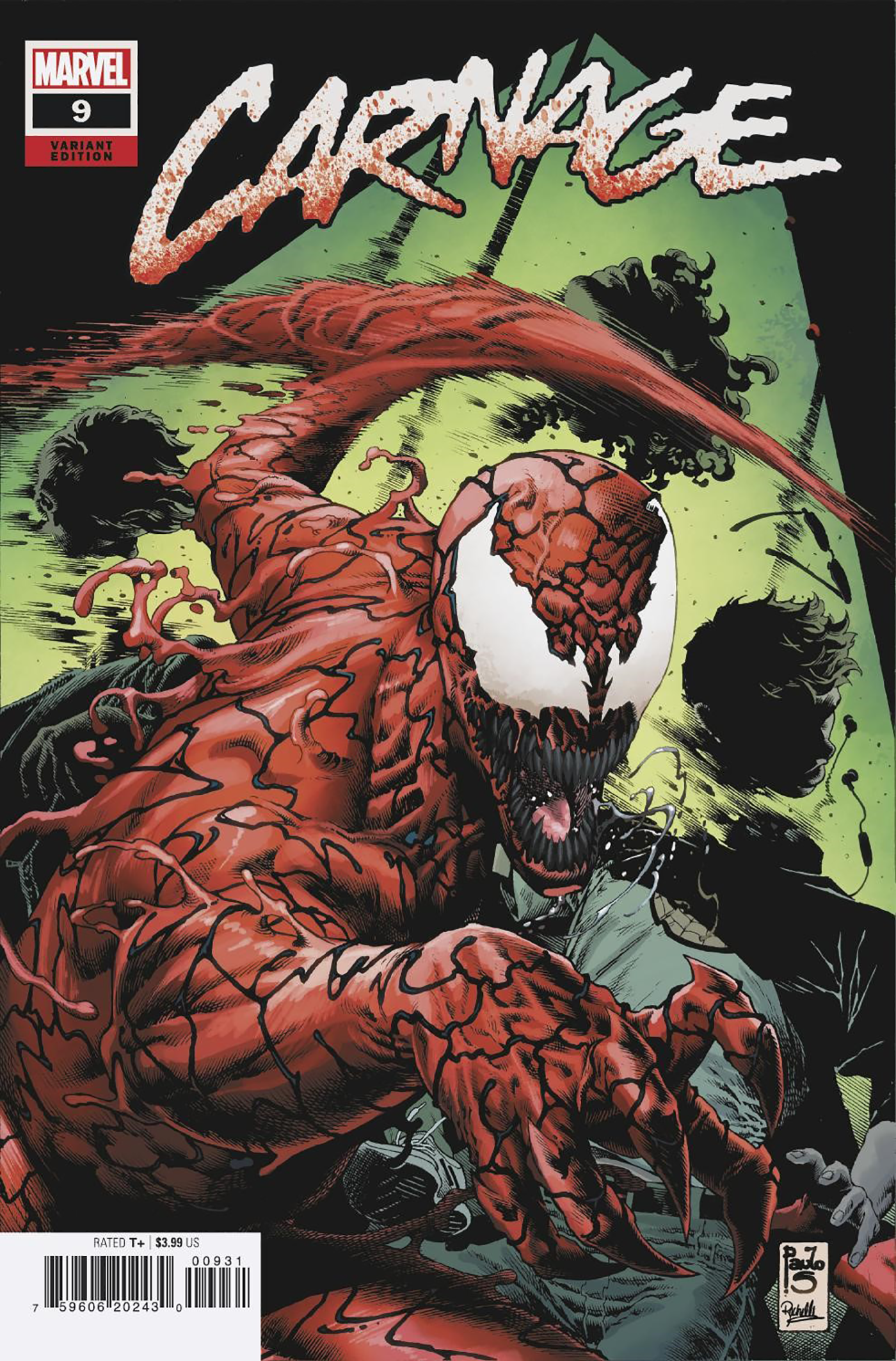 Carnage #9 B Paulo Siqueira Variant (01/11/2023) Marvel
